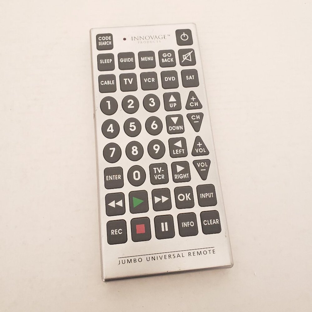Innovage Products JUMBO Universal TV Remote Control Large Buttons